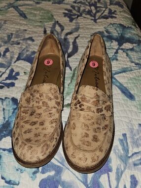 MATISSE Leopard Print Women's Loafers in Beige